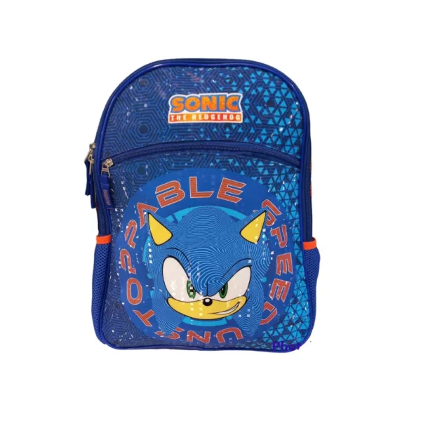 Mochila De Costas Sonic Azul Pacific Livraria E Papelaria Brasil