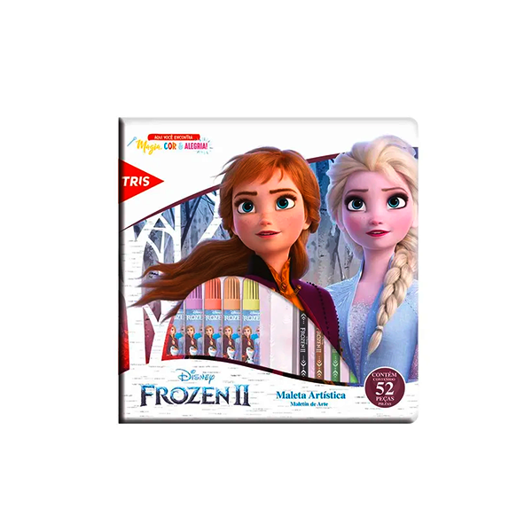 Maleta Artística Frozen 52 peças Tris