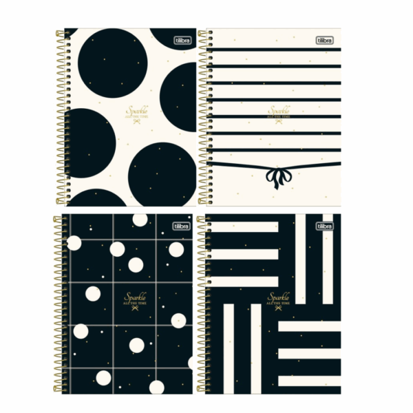 Caderno Espiral Colegial 1 Matéria 80fls West Village- Tilibra