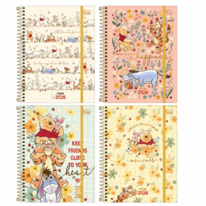 Planner Espiral M7 Ursinho Pooh 2026- Tilibra