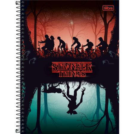 Caderno 10 matérias Stranger Things Tilibra – Livraria e Papelaria Brasil