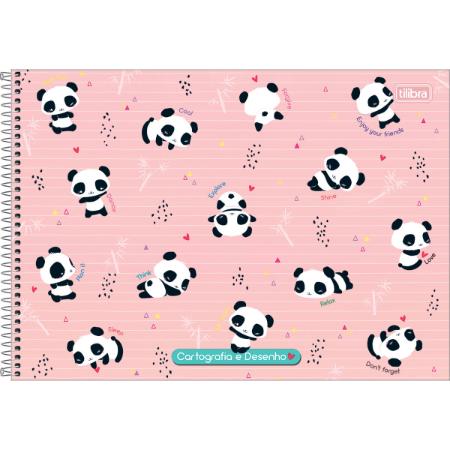 Caderno de desenho Panda