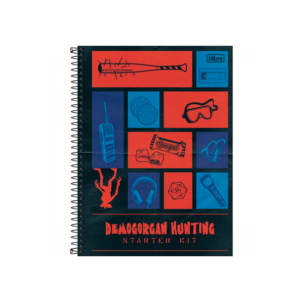 Caderno 1 matéria Stranger Things Tilibra – Livraria e Papelaria Brasil