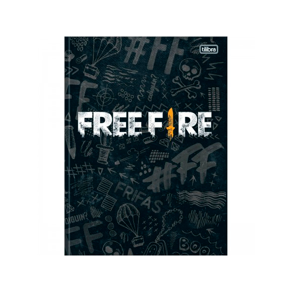 Caderno Personalizado A4 no Tema Free Fire