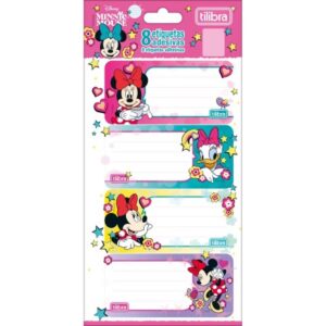 Etiqueta Escolar Minnie 8x1 Tilibra