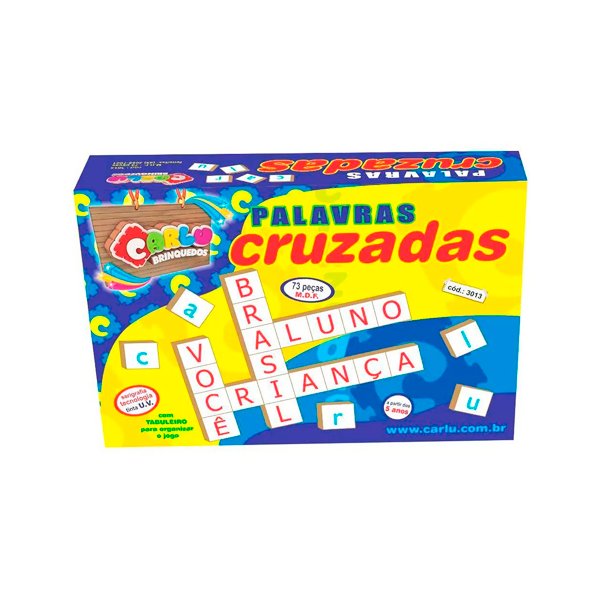 Jogo Palavras Cruzadas Tabuleiro - Pais e Filhos