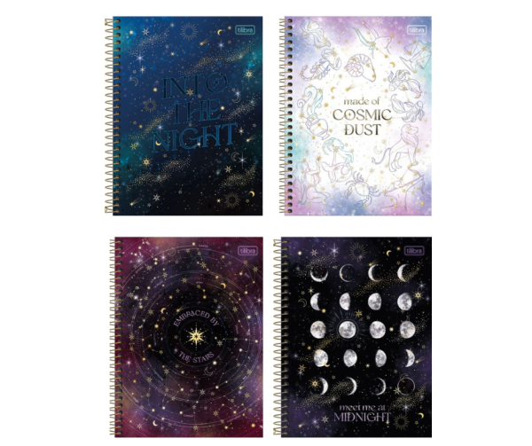 Caderno Espiral Colegial 10 Matérias Magic 160fls- Tilibra
