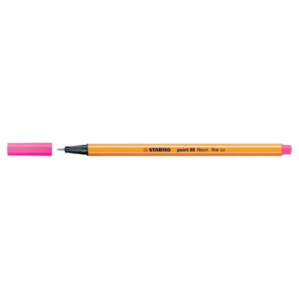 Caneta Fine 0.4mm 88/056 Rosa Neon- Stabilo