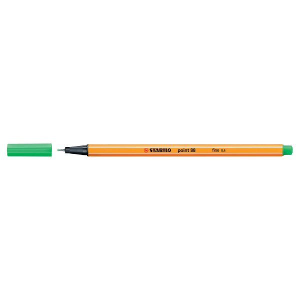 Caneta Fine 0.4mm 88/16 Verde Esmeralda Stabilo