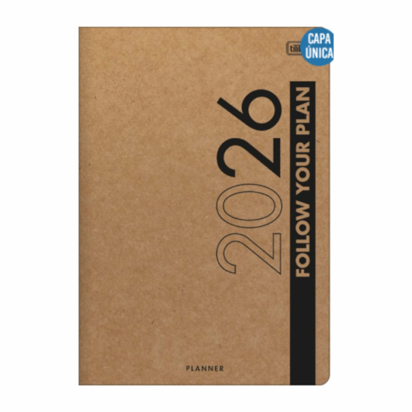 Planner Grampeado KraftWork 2026- Tilibra - Imagem 5