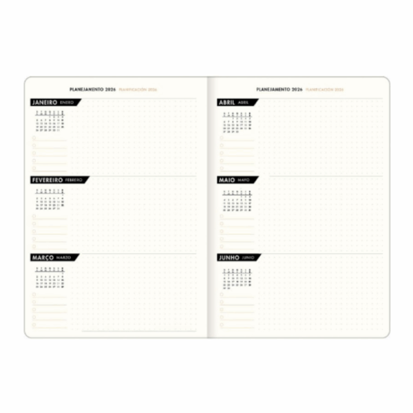 Planner Grampeado KraftWork 2026- Tilibra - Imagem 7