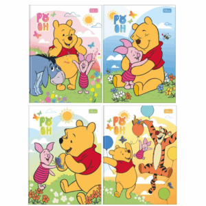 Caderno Brochura Capa Dura Pautado 80fls Ursinho Pooh- Tilibra