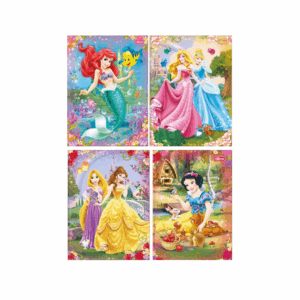 Caderno Brochura Pautado 1/4 Princesas 80fls- Tilibra