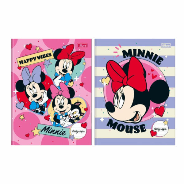 Caderno Brochura Dura Caligrafia Minnie 40fls- Tilibra