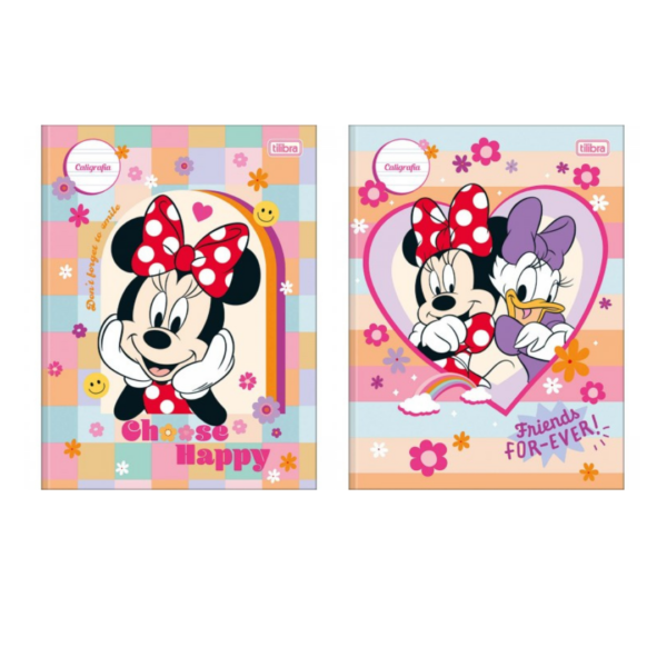 Caderno Brochura Dura Caligrafia Minnie 40fls- Tilibra