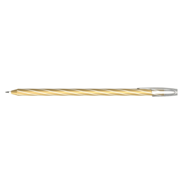Caneta Esferográfica Cis Spiro 0.7 mm Metalizada Dourada