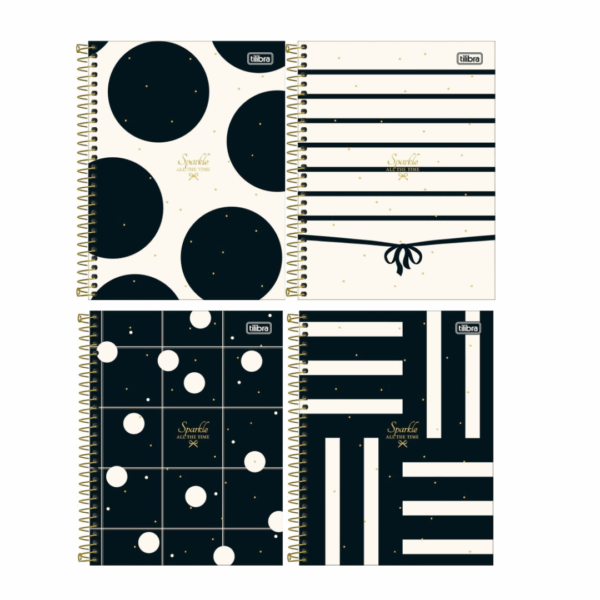 Caderno Espiral Colegial 10 Matérias West Village 160fls- Tilibra