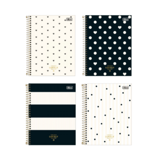 Caderno Espiral Colegial 10 Matérias West Village 160fls- Tilibra