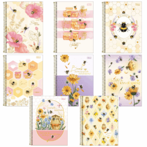 Caderno Espiral Capa Dura Honey Bee 10 Matérias 160fls- Tilibra