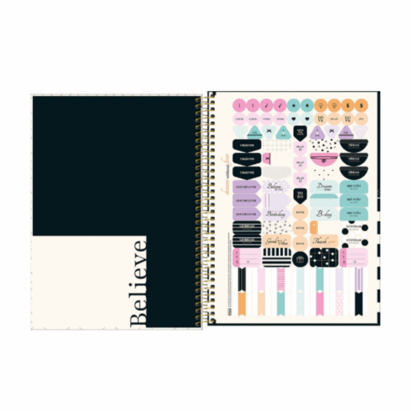 Caderno Espiral Colegial 10 Matérias West Village 160fls- Tilibra - Imagem 6