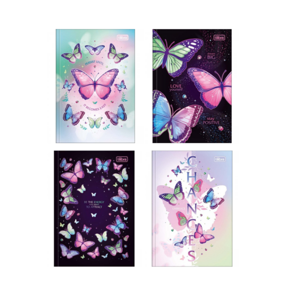 Caderno Brochura 1/4 Pautado Daisy 80fls- Tilibra
