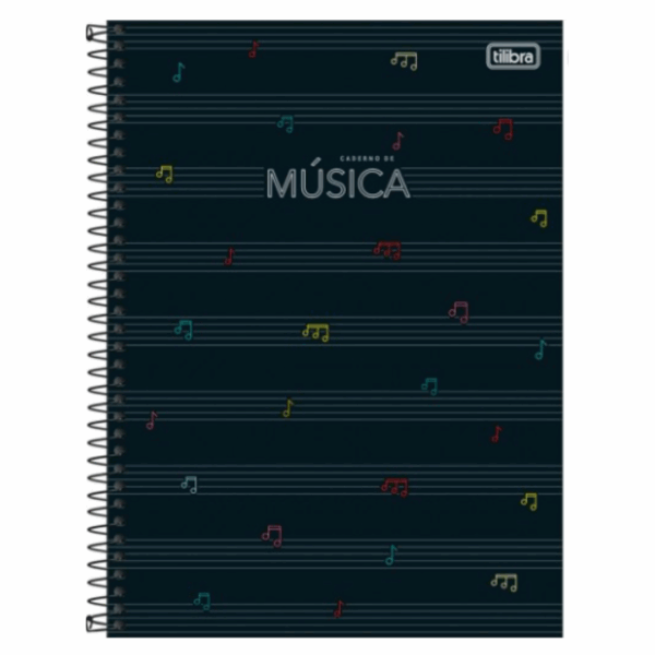 Caderno de Música Espiral Capa Dura 80fls- Tilibra - Imagem 2