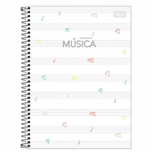 Caderno de Música Espiral Capa Dura 80fls- Tilibra - Imagem 3