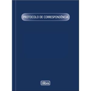Livro Protocolo de Correspondência- Capa dura 104 FOLHAS