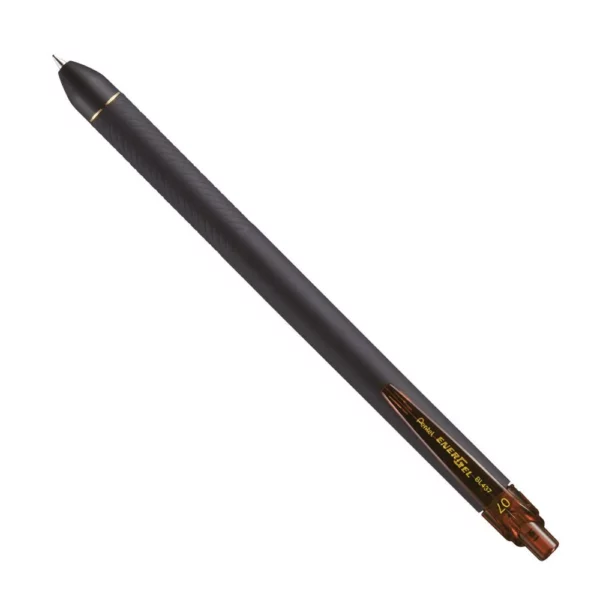 Caneta Pentel Gel Retrátil- Energel Black 0,7 mm Marrom