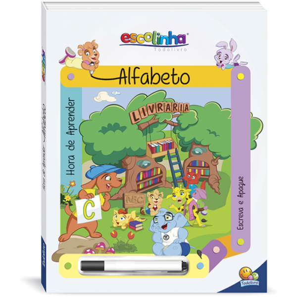 Livro-Hora de Aprender! Alfabeto C/QC (Escolinha Todolivro)
