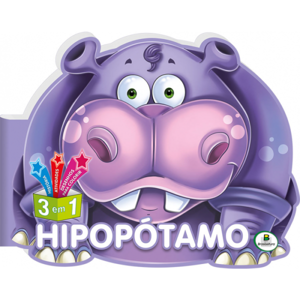 Livro- Descobrindo o Mundo: Hipopótamo