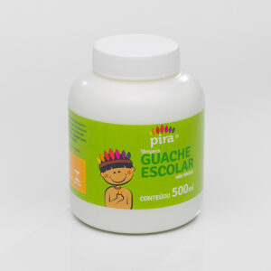 Guache Escolar 500ml Têmpera Branca- Piratininga