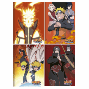 Caderno Brochura Margeado 80 fls Naruto- Animativa