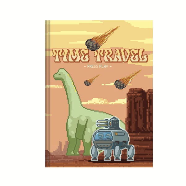 Caderno Brochura Margeado 48fls Pixel Kraft- Animativa - Imagem 4