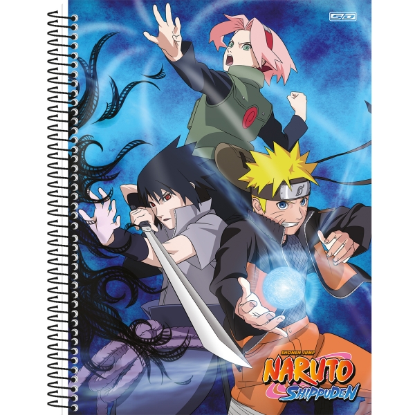 CADERNO DE DESENHO NARUTO 