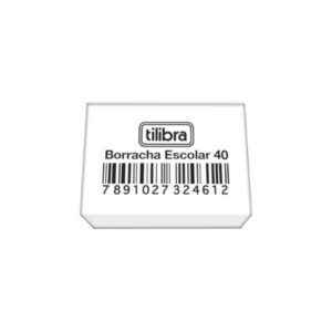 Borracha Escolar Branca Média 40- Tilibra