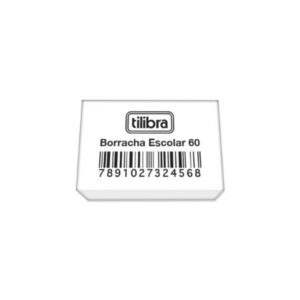 Borracha Escolar Branca Média 60- Tilibra