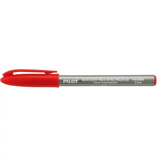 Marcador para Retroprojetor 2.00mm Vermelho- Pilot