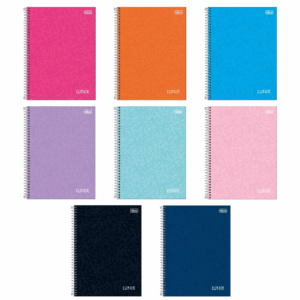 Caderno Espiral Universitário 16 Matérias Lunix 256fls- Tilibra
