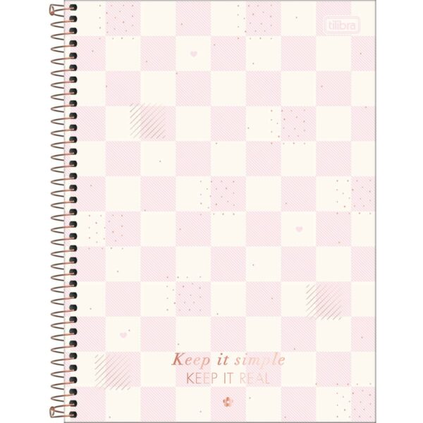 Caderno Espiral Capa Dura 1/4 Soho 80fls- Tilibra - Imagem 4