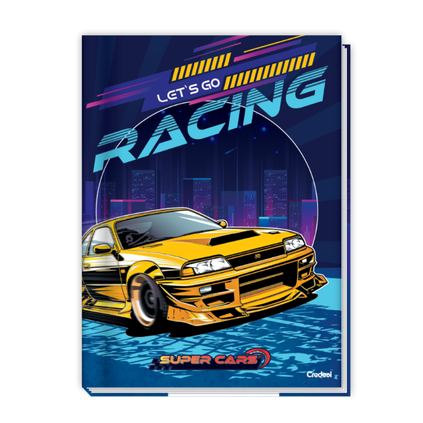 Caderno Ata Brochura Super Cars 48fls- Credeal - Image 3