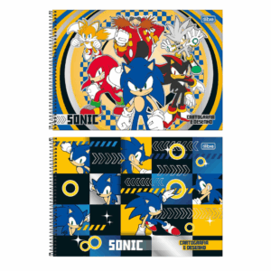 Caderno de Cartografia e Desenho Espiral Sonic 80fls - Tilibra