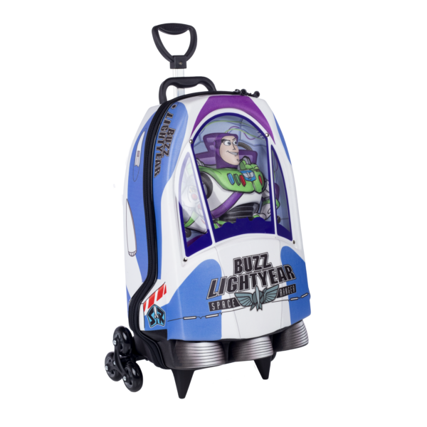 Mochila de Rodinhas Buzz Nave Roda Tripla- Diplomata - Image 3