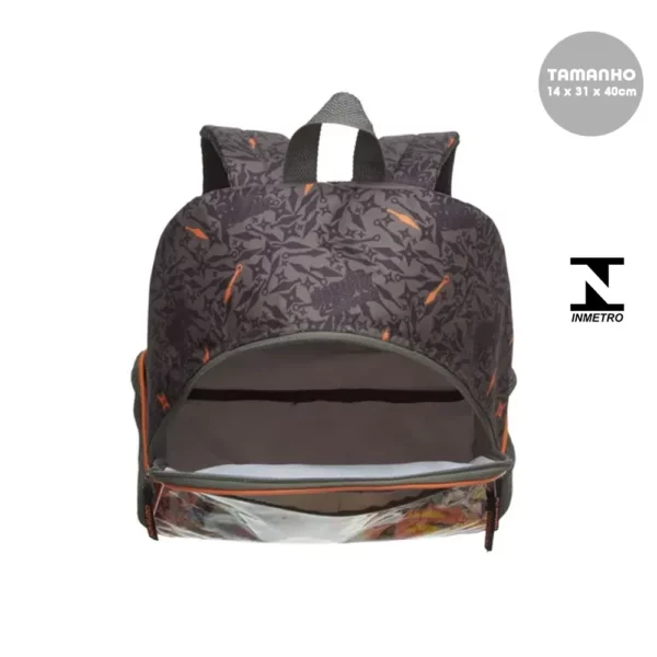 Mochila de Costas Naruto Laranja- Pacific - Imagem 3