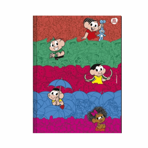 Caderno Brochura Margeado Turma da Mônica 80fls- Animativa - Imagem 2