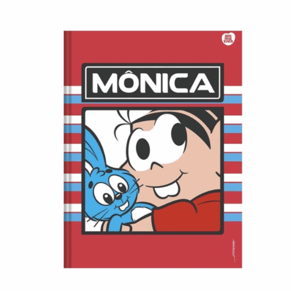 Caderno Brochura Margeado Turma da Mônica 80fls- Animativa - Imagem 4