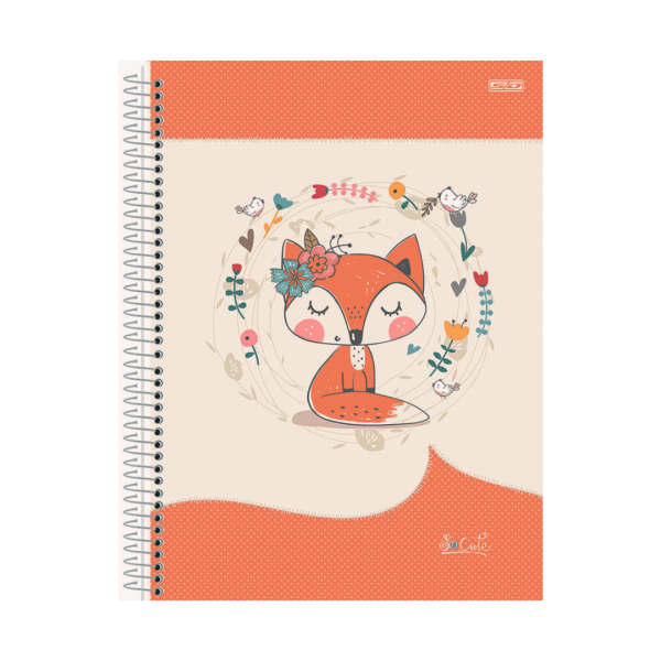 Caderno Universitário 1 Matéria So Cute 80fls- Animativa - Imagem 2