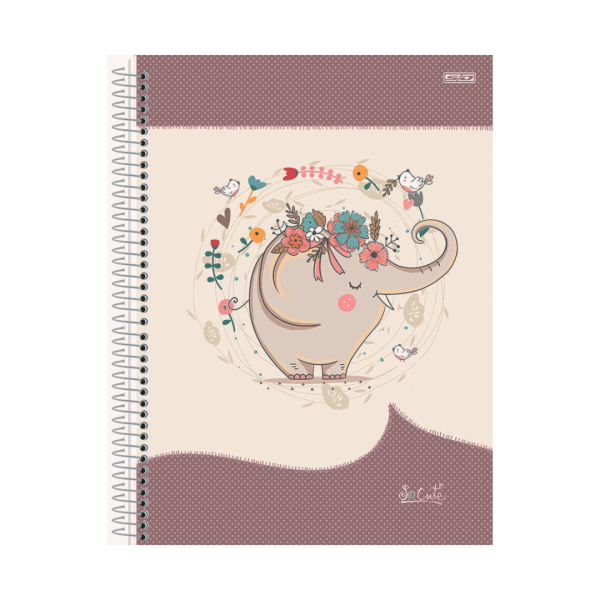 Caderno Universitário 1 Matéria So Cute 80fls- Animativa - Imagem 3