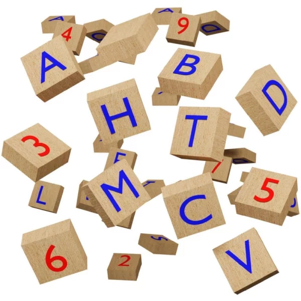 Brincando de Aprender Letras e Números 72 pçs- Coluna - Imagem 2