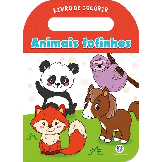 Livro para Colorir Animais Fofinhos- Ciranda cultural – Livraria e  Papelaria Brasil